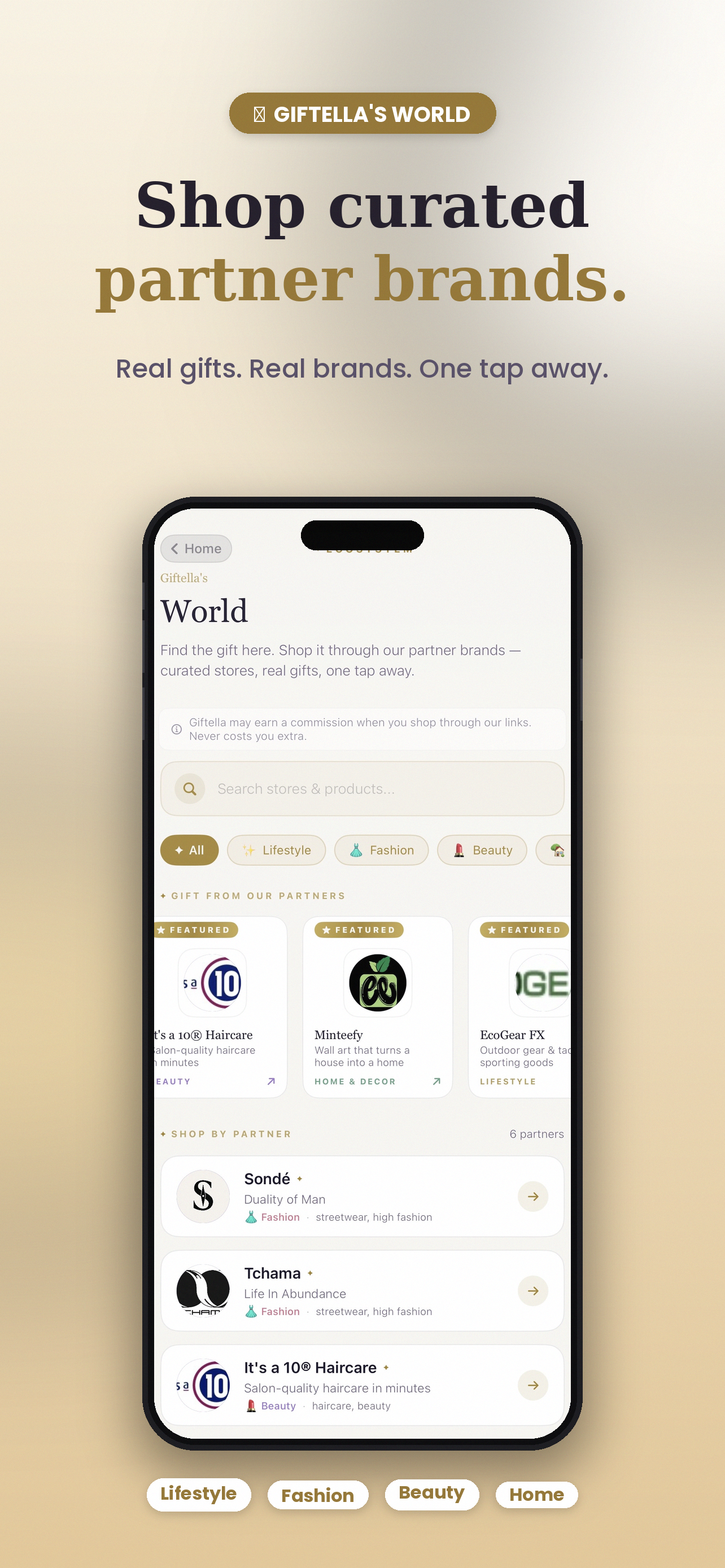 Giftella — Shop curated partners